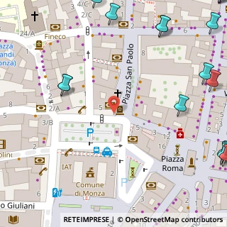Mappa Piazza San Paolo, 20052 Monza MB, Italia (0.132)