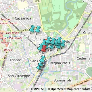 Mappa Piazza San Paolo, 20052 Monza MB, Italia (0.59176)