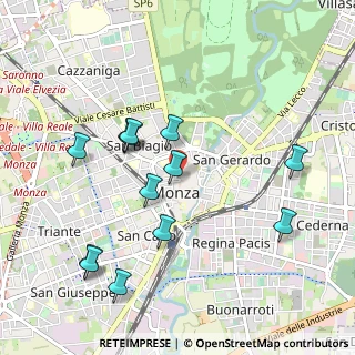 Mappa Piazza San Paolo, 20052 Monza MB, Italia (1.01231)