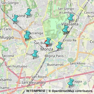 Mappa Piazza San Paolo, 20052 Monza MB, Italia (2.25)