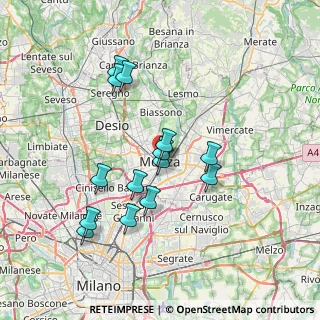 Mappa Piazza San Paolo, 20052 Monza MB, Italia (6.62786)