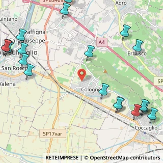 Mappa Via Galileo Galilei, 25033 Cologne BS, Italia (3.2815)