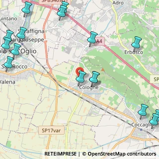 Mappa Via Galileo Galilei, 25033 Cologne BS, Italia (3.2425)