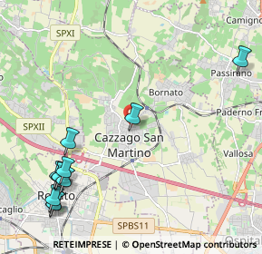 Mappa Via Duomo, 25046 Cazzago San Martino BS, Italia (2.8)