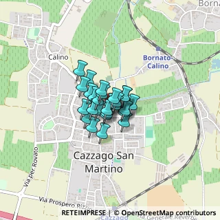 Mappa Via Duomo, 25046 Cazzago San Martino BS, Italia (0.17931)