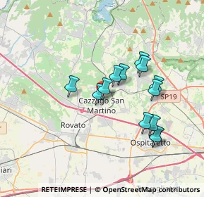 Mappa Via Duomo, 25046 Cazzago San Martino BS, Italia (3.06538)