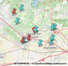 Mappa Via Duomo, 25046 Cazzago San Martino BS, Italia (3.92917)