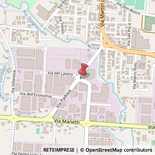 Mappa Via dell'Artigianato,  20, 35127 Trebaseleghe, Padova (Veneto)