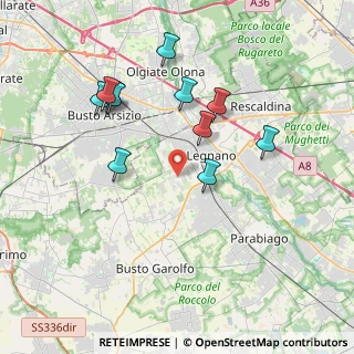 Mappa Via Elba, 20025 Legnano MI, Italia (3.70273)