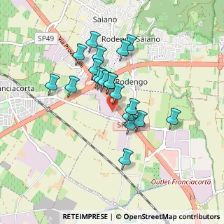 Mappa Via Gaetano Donizetti, 25050 Rodengo-saiano BS, Italia (0.7265)