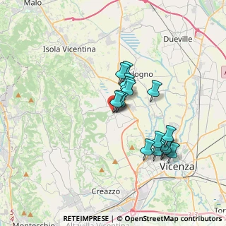 Mappa Via Giuseppe Mazzini, 36030 Costabissara VI, Italia (3.00647)