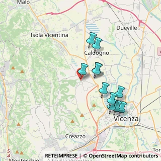 Mappa Via Giuseppe Mazzini, 36030 Costabissara VI, Italia (3.36727)