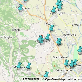 Mappa Via Giuseppe Mazzini, 36030 Costabissara VI, Italia (3.0345)