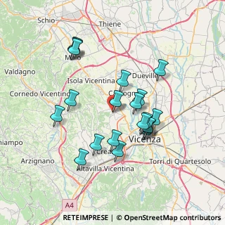 Mappa Via Giuseppe Mazzini, 36030 Costabissara VI, Italia (6.6305)