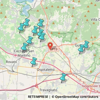 Mappa Via Donatori di Sangue, 25050 Paderno Franciacorta BS, Italia (4.49083)