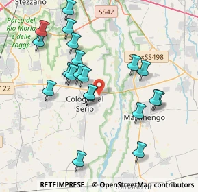 Mappa Via Brescia, 24055 Cologno Al Serio BG, Italia (3.84)