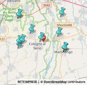 Mappa Via Brescia, 24055 Cologno Al Serio BG, Italia (4.09727)