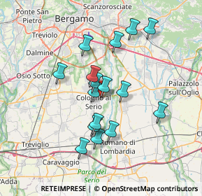 Mappa Via Brescia, 24055 Cologno Al Serio BG, Italia (6.0775)