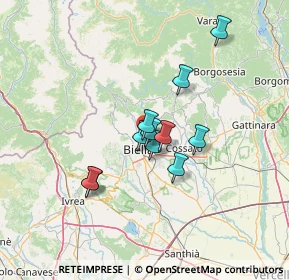 Mappa Via Chiebbia, 13845 Ronco Biellese BI, Italia (9.85636)