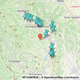 Mappa Strada di Brogliano, 36070 Brogliano VI, Italia (3.51923)