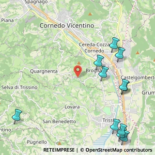 Mappa Strada di Brogliano, 36070 Brogliano VI, Italia (3.01727)