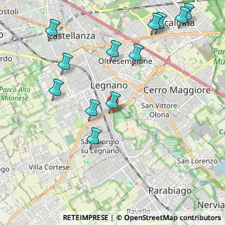 Mappa Via S. Michele D. Carso, 20025 Legnano MI, Italia (2.485)