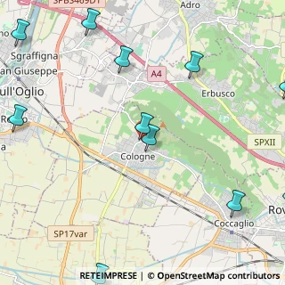 Mappa Via G. Marconi, 25033 Cologne BS, Italia (3.41385)