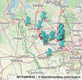 Mappa Via Pavia, 21052 Busto Arsizio VA, Italia (11.555)