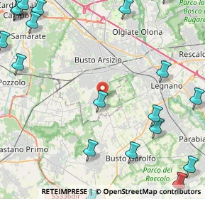 Mappa Via Pavia, 21052 Busto Arsizio VA, Italia (6.9385)