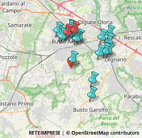 Mappa Via Pavia, 21052 Busto Arsizio VA, Italia (3.338)
