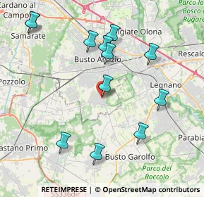 Mappa Via Pavia, 21052 Busto Arsizio VA, Italia (4.3075)