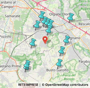 Mappa Via Pavia, 21052 Busto Arsizio VA, Italia (3.64538)