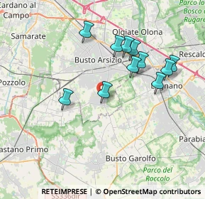 Mappa Via Pavia, 21052 Busto Arsizio VA, Italia (3.45364)