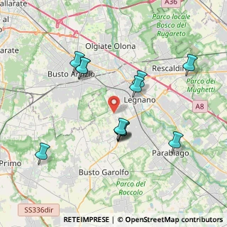 Mappa Via Verona, 20025 Legnano MI, Italia (3.55417)