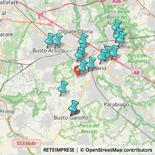 Mappa Via Verona, 20025 Legnano MI, Italia (3.57588)