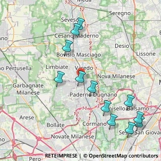 Mappa Via Como, 20030 Paderno Dugnano MI, Italia (4.84333)