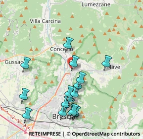 Mappa Villaggio Prealpino Via Diciassettesima, 25136 Brescia BS, Italia (4.20688)