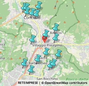 Mappa Villaggio Prealpino Via Diciassettesima, 25136 Brescia BS, Italia (2.12059)