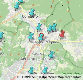 Mappa Villaggio Prealpino Via Diciassettesima, 25136 Brescia BS, Italia (2.22786)