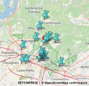 Mappa Villaggio Prealpino Via Diciassettesima, 25136 Brescia BS, Italia (5.73882)