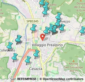 Mappa Villaggio Prealpino Via Diciassettesima, 25136 Brescia BS, Italia (1.012)