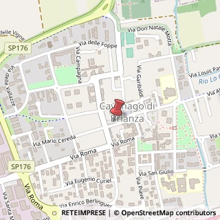 Mappa Via 25 Aprile, 10, 20873 Cavenago di Brianza, Monza e Brianza (Lombardia)