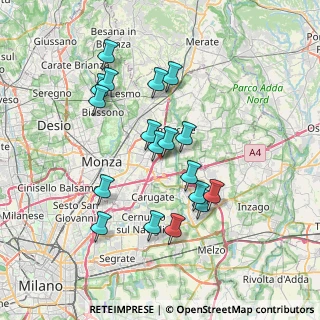Mappa Via San Giuseppe, 20864 Agrate Brianza MB, Italia (6.70278)