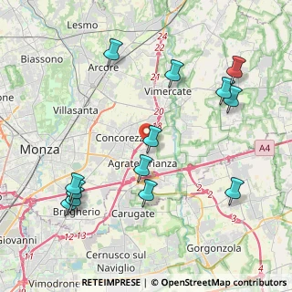 Mappa Via San Giuseppe, 20864 Agrate Brianza MB, Italia (4.68692)