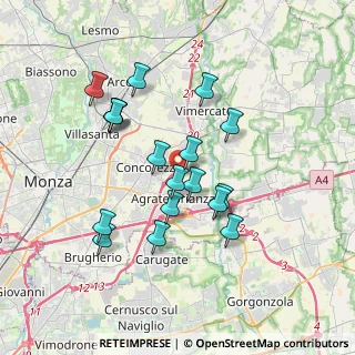Mappa Via San Giuseppe, 20864 Agrate Brianza MB, Italia (3.24167)