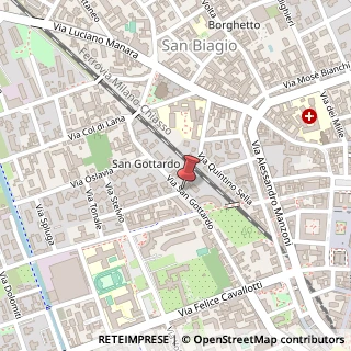 Mappa Via San Gottardo, 76, 20900 Monza, Monza e Brianza (Lombardia)