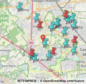 Mappa Via Re Umberto I, 21040 Origgio VA, Italia (2.072)