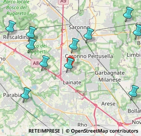 Mappa Via Re Umberto I, 21040 Origgio VA, Italia (5.39833)