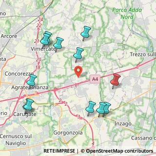 Mappa Via Don Luigi Sturzo, 20873 Cavenago di Brianza MB, Italia (4.78)