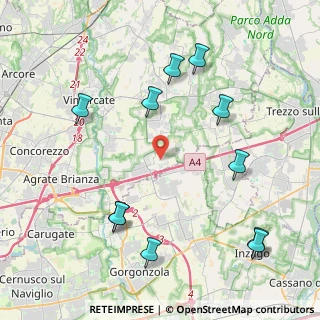 Mappa Via Don Luigi Sturzo, 20873 Cavenago di Brianza MB, Italia (4.86091)